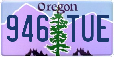 OR license plate 946TUE