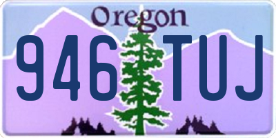OR license plate 946TUJ