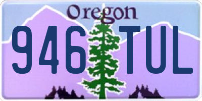 OR license plate 946TUL