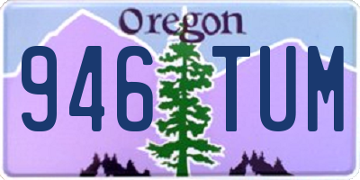 OR license plate 946TUM