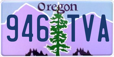 OR license plate 946TVA