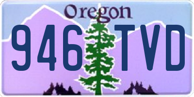 OR license plate 946TVD