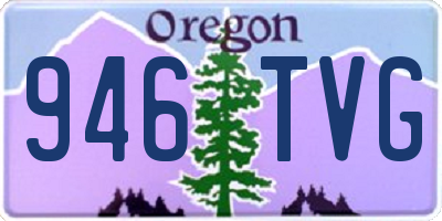 OR license plate 946TVG
