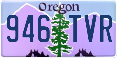 OR license plate 946TVR