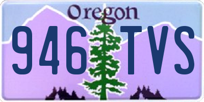OR license plate 946TVS