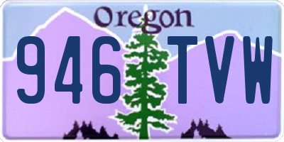 OR license plate 946TVW