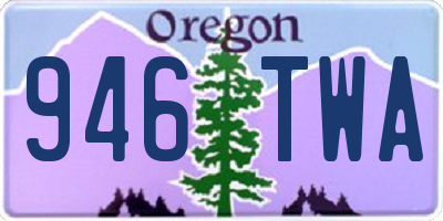 OR license plate 946TWA