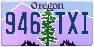 OR license plate 946TXI