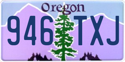 OR license plate 946TXJ