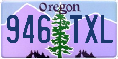 OR license plate 946TXL