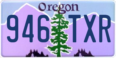 OR license plate 946TXR