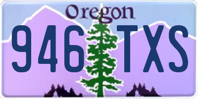 OR license plate 946TXS