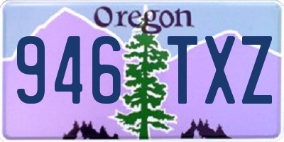 OR license plate 946TXZ