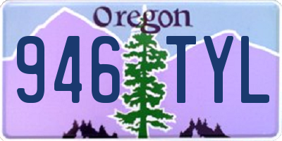 OR license plate 946TYL