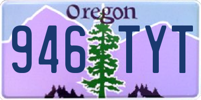 OR license plate 946TYT