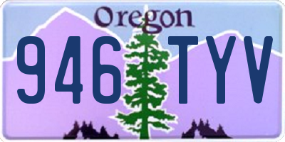 OR license plate 946TYV