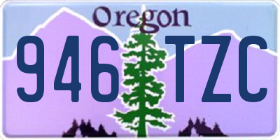 OR license plate 946TZC