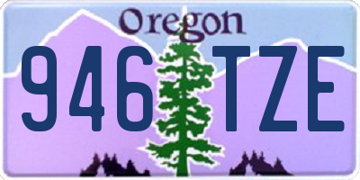 OR license plate 946TZE