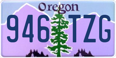 OR license plate 946TZG