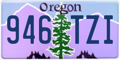 OR license plate 946TZI