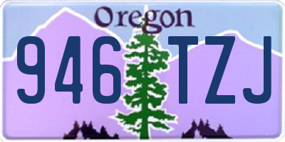 OR license plate 946TZJ