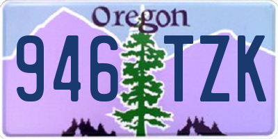 OR license plate 946TZK