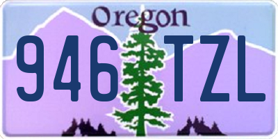 OR license plate 946TZL