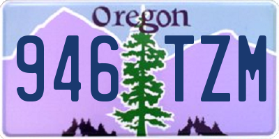 OR license plate 946TZM