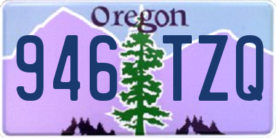 OR license plate 946TZQ