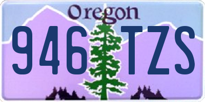 OR license plate 946TZS