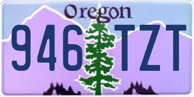 OR license plate 946TZT