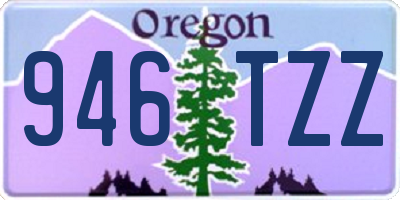 OR license plate 946TZZ
