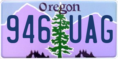 OR license plate 946UAG
