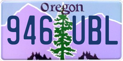 OR license plate 946UBL