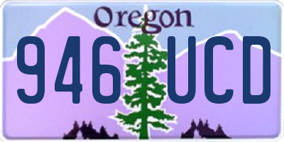 OR license plate 946UCD