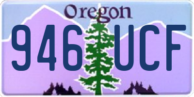 OR license plate 946UCF