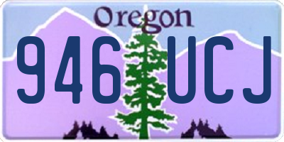 OR license plate 946UCJ