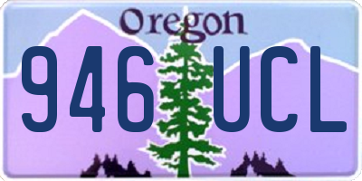 OR license plate 946UCL