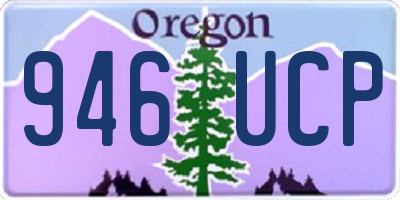 OR license plate 946UCP