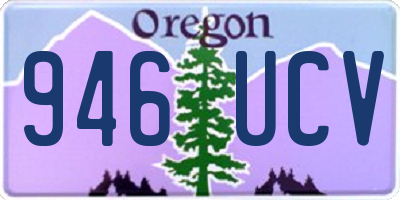 OR license plate 946UCV