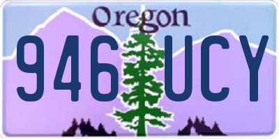 OR license plate 946UCY