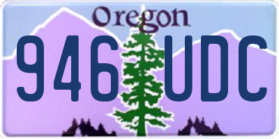 OR license plate 946UDC