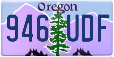 OR license plate 946UDF