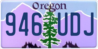 OR license plate 946UDJ