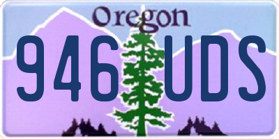 OR license plate 946UDS