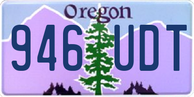 OR license plate 946UDT