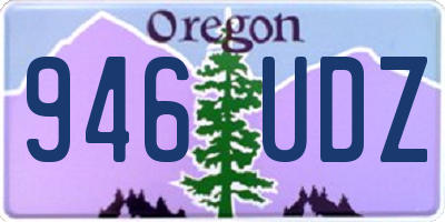 OR license plate 946UDZ