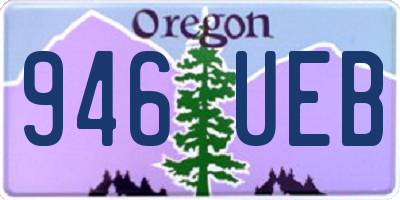 OR license plate 946UEB