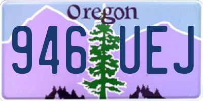 OR license plate 946UEJ