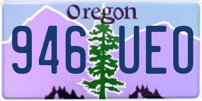 OR license plate 946UEO